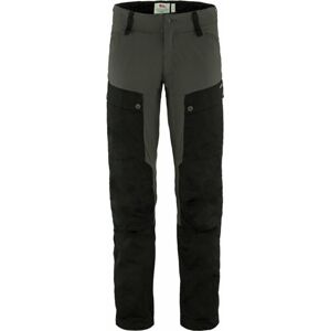 Fjällräven Outdoorové nohavice Keb Trousers M Reg Black/Stone Grey 50
