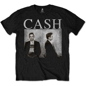 Johnny Cash Tričko Mug Shot Black M