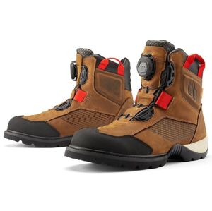 ICON - Motorcycle Gear Stormhawk WP Boots Brown 45 Topánky