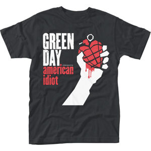 Green Day Tričko American Idiot L Čierna