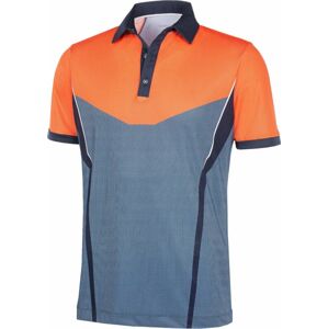 Galvin Green Mateus Mens Polo Shirt Orange/Navy/White 2XL