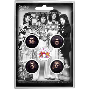 Queen Faces Odznak Multi Hudobné odznaky