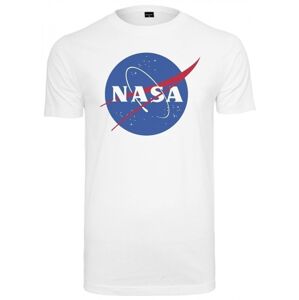 NASA Tričko Logo Biela XL