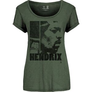 Jimi Hendrix Tričko Let Me Live Zelená 2XL