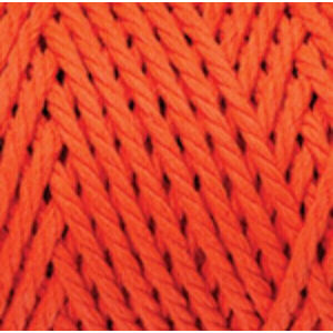 Yarn Art Macrame Rope 3 mm 800 Bright Orange