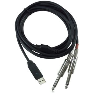 Behringer Line 2 Čierna 2 m USB Kábel