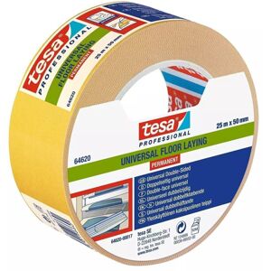 TESA Professional 64620 W Double-Sided Carpet Laying Tape 25m x 50mm