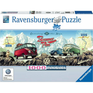 Ravensburger Puzzle Cez Alpy s VW 1000 dielov