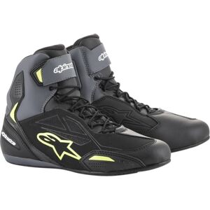 Alpinestars Faster-3 Drystar Shoes Black/Gray/Yellow Fluo 45 Topánky