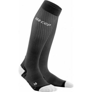 CEP WP20IY Compression Tall Socks Ultralight Black/Light Grey IV