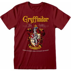 Harry Potter Tričko Gryffindor Red Crest Červená XL