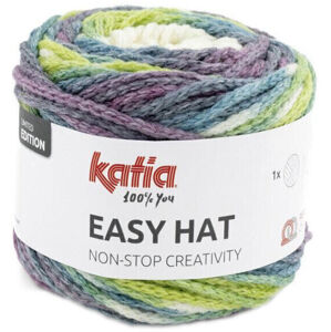 Katia Easy Hat 504 Yellow Green/Lilac