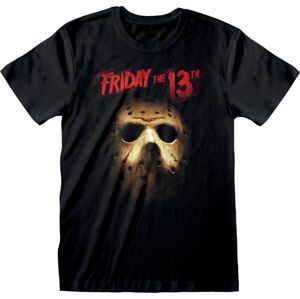 Friday The 13th Tričko Mask Čierna XL