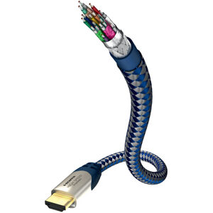 Inakustik High Speed HDMI Cable with Ethernet Blue 10 m