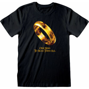 Lord Of The Rings Tričko One Ring To Rule Them All Čierna 2XL
