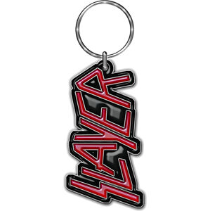 Slayer Logo Kľúčenka Červená