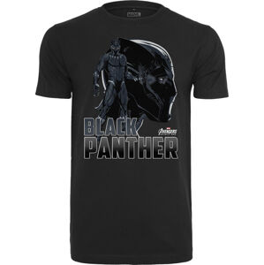 Black Panther Tričko Logo S Čierna