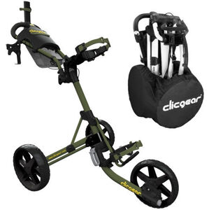 Clicgear Model 4.0 SET Matt Army Green Manuálny golfový vozík
