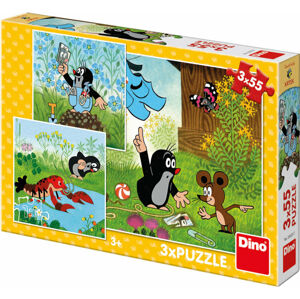 Dino Puzzle Krtek a nohavice 3 x 55 dielov