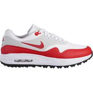 Nike Air Max 1G Mens Golf Shoes White/University Red US 7,5