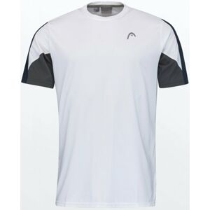 Head Club 22 Tech T-Shirt Men White/Dress Blue S Tenisové tričko