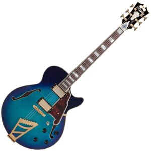 D'Angelico Excel SS Stairstep Blue Burst