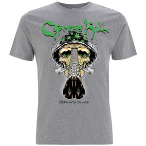 Cypress Hill Tričko Skull Bucket Šedá XL