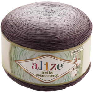 Alize Bella Ombre Batik 7411 Dark Brown