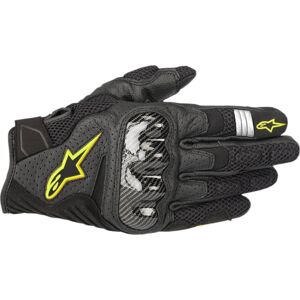 Alpinestars SMX-1 Air V2 Gloves Black/Yellow Fluo S Rukavice