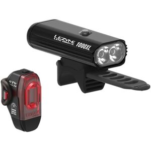 Lezyne Lite Drive 1000XL / KTV Pro Pair Black/Hi Gloss