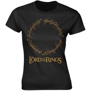 Lord Of The Rings Tričko Ring Inscription Čierna XL