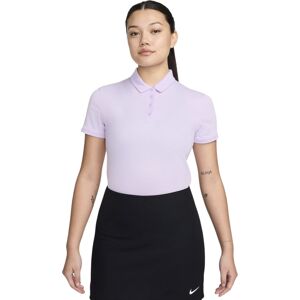 Nike Dri-Fit Victory Solid Womens Polo Violet Mist/Black XS