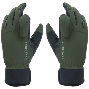 Sealskinz Waterproof All Weather Shooting Glove Olive Green/Black L Cyklistické rukavice