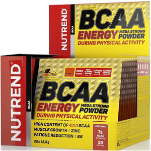 NUTREND BCAA Energy Mega Strong Powder Pomaranč 20 12.5 g