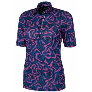 Galvin Green Marissa Ventil8+ Women Polo Shirt Surf Blue/Navy/Pink L