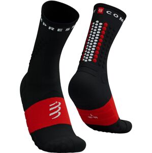 Compressport Ultra Trail Socks V2.0 Black/White/Core Red T1 Bežecké ponožky