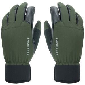Sealskinz Waterproof All Weather Hunting Glove Olive Green/Black M Cyklistické rukavice