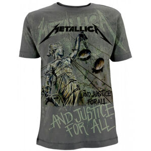 Metallica Tričko And Justice For All Grey XL