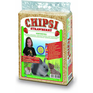 Cat's Best Chipsi Strawberry Podstielka pre hlodavce