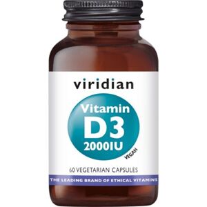 Viridian Vitamin D3 2000IU 60 Capsules (2000IU)