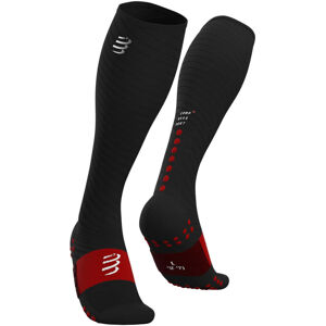 Compressport Full Socks Recovery Black 1M Bežecké ponožky