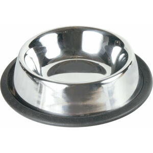 Trixie Stainless Steel Bowl with Rubber Miska pre psy 0,2 L