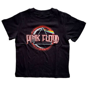 Pink Floyd Tričko Dark Side Of the Moon Seal Toddler 5 rokov Čierna
