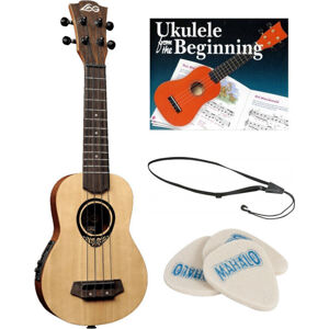 LAG TKU150SE SET Sopránové ukulele Natural