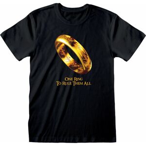 Lord Of The Rings Tričko One Ring To Rule Them All XL Black