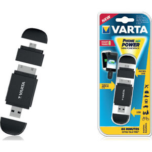 Varta Mini Powerpack 2 Adaptors Black