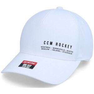CCM Hokejová šiltovka Nostalgia Low Profile Biela
