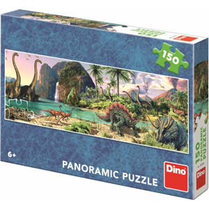 Dino Puzzle Dinosaury pri jazere 150 dielov