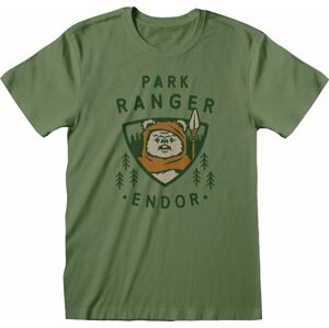 Star Wars Tričko Endor Park Ranger Zelená XL