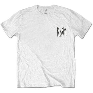 Korn Tričko Scratched Type White XL